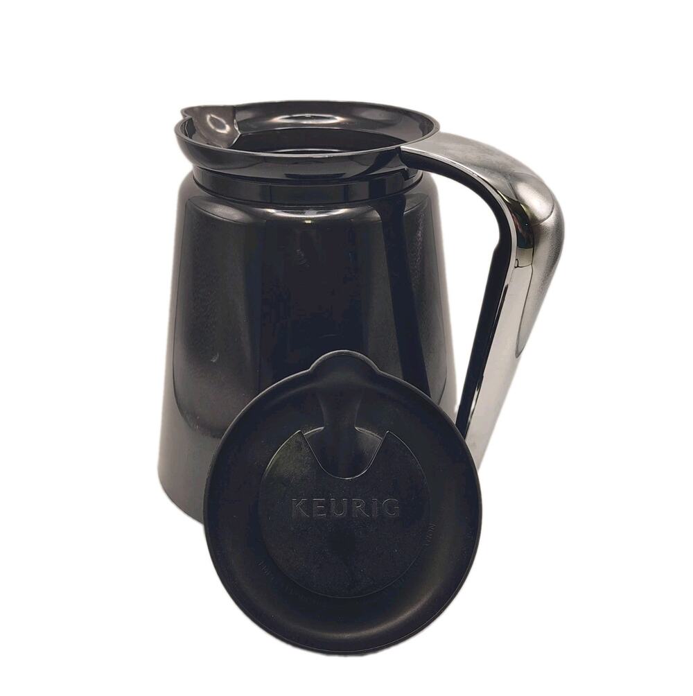 Replacement Keurig 2.0 Black K-Carafe Pitcher & Lid Coffee Pot